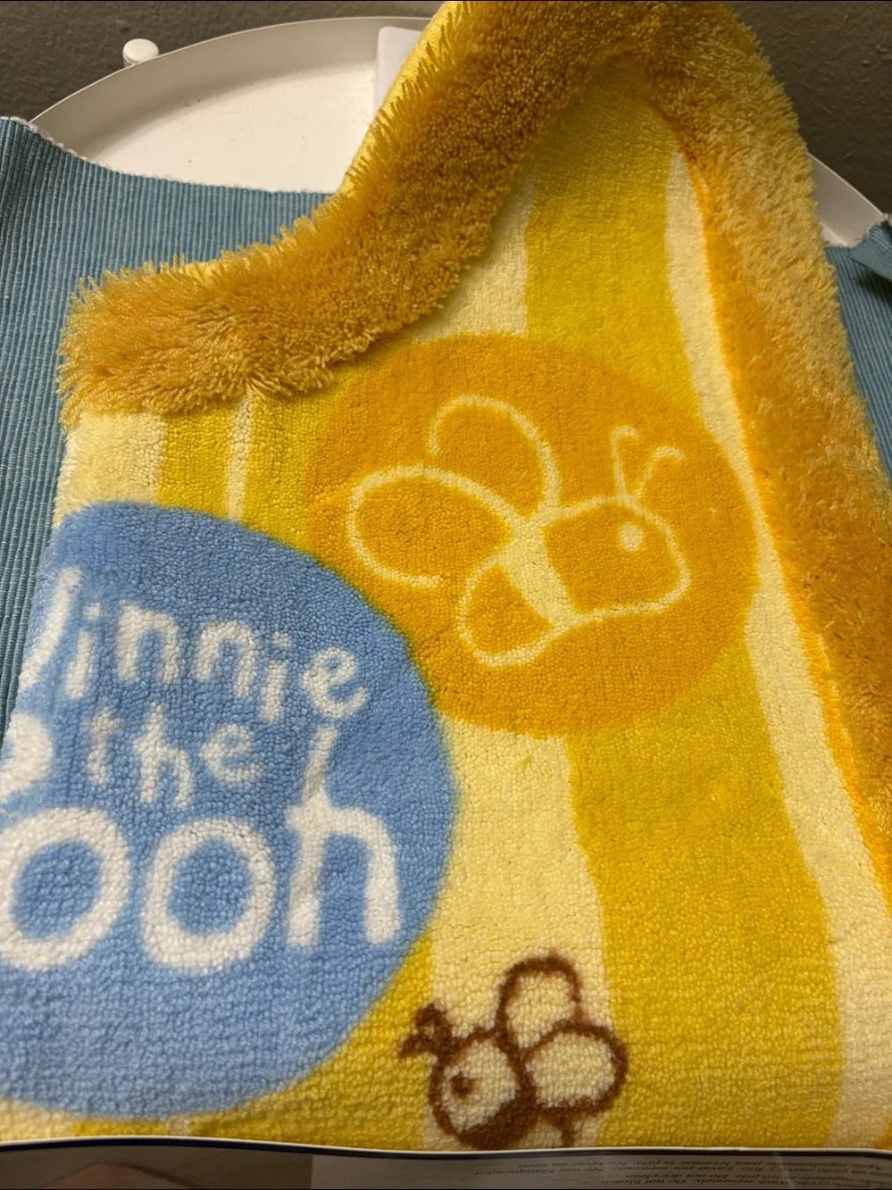 WINNIE THE POOH U-Shape Bath Rug - Yellow